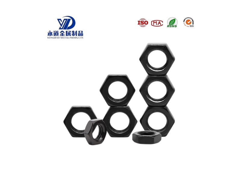 发黑六角薄螺母